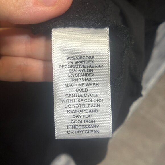 EUC Cable & Gauge Women's Thin Hi-Low Pointy Hem Tunic Dress Black Size 3X - Picture 9 of 13